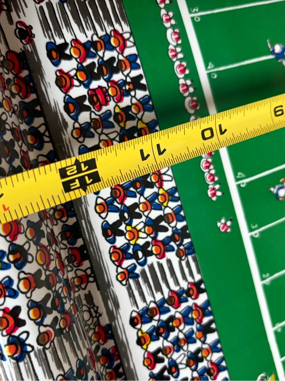 Vintage Football Themed Serving Platter 19x13.5 It’s Cool!